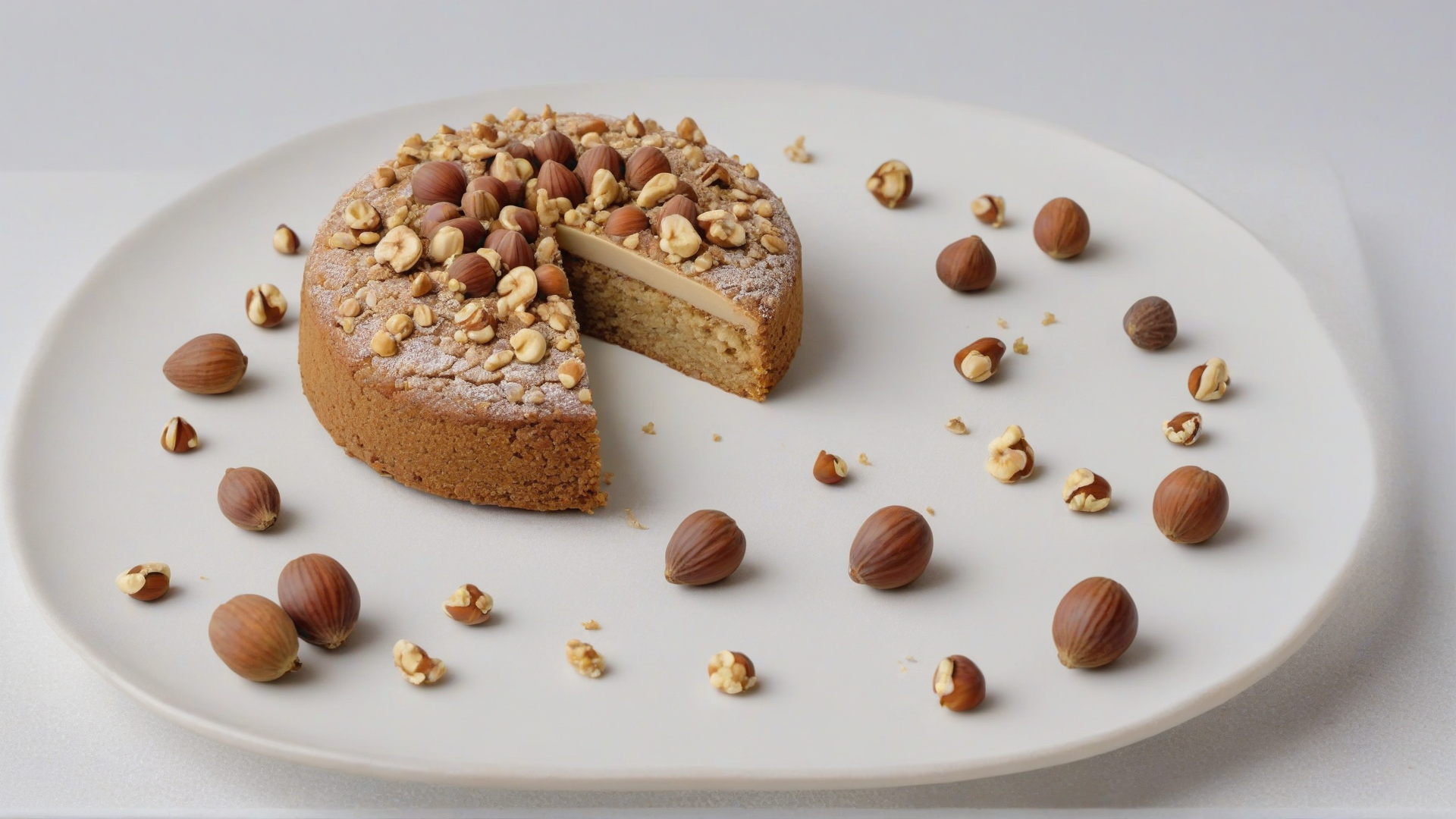 torta alla farina di nocciole